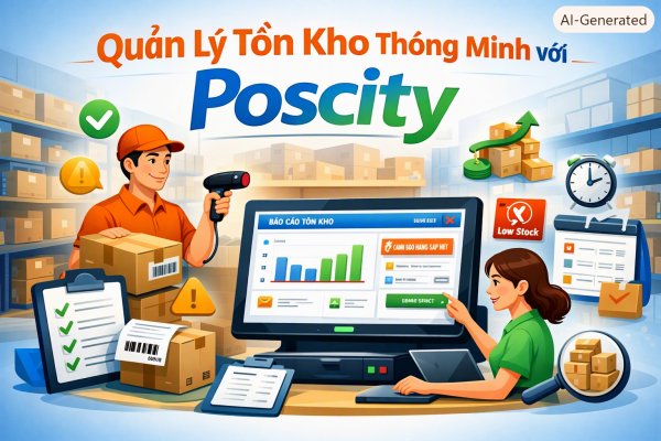 Quản lý tồn kho thông minh với Poscity